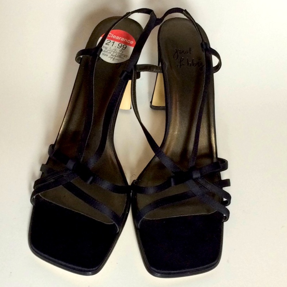 Just Libby Strappy Heeled Sling Back Sandal